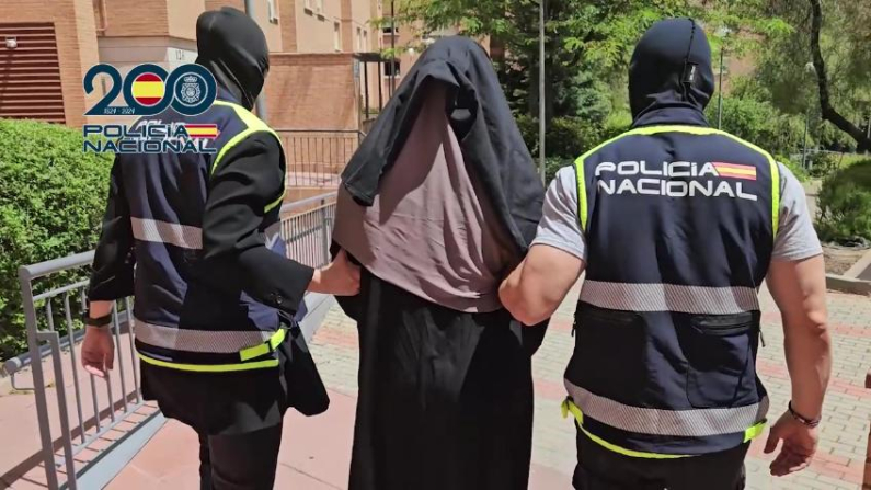 Imagen compartida por la Policía Nacional y el Ministerio del interior el 30 de mayo de 2025