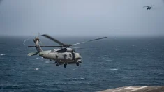 Un helicóptero militar y un caza estadounidenses se estrellan en el mar de China Meridional sin víctimas